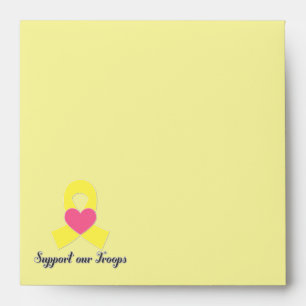 Support our troops envelope