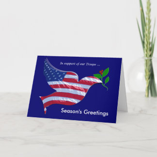 Support our Troops Holiday Card