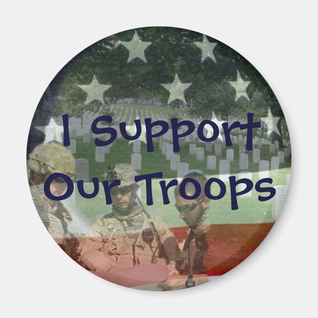 Support Our Troops Magnet (Front)
