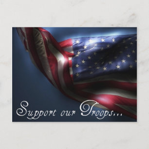 Support our Troops... Postcard