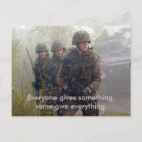 Support Our Troops Postcard