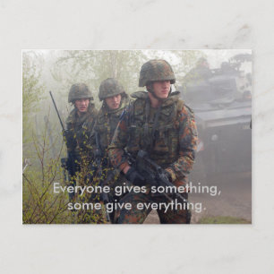 Support Our Troops Postcard