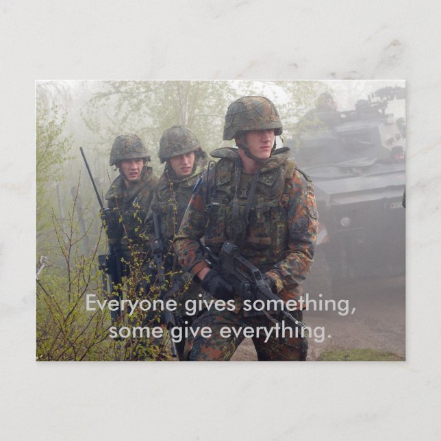 Support Our Troops Postcard (Front)