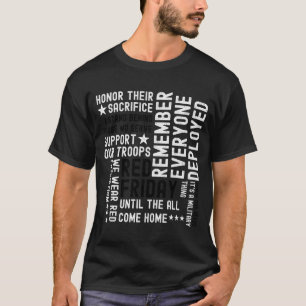 Support Our Troops Red Red Friday Performance T-Shirt