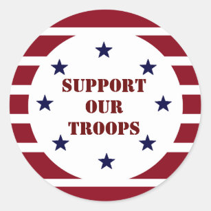 SUPPORT OUR TROOPS STICKERS
