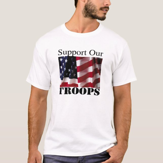 SUPPORT OUR TROOPS T-Shirt (Front)
