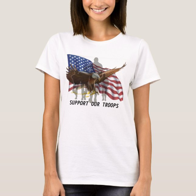 SUPPORT OUR TROOPS T-Shirt (Front)