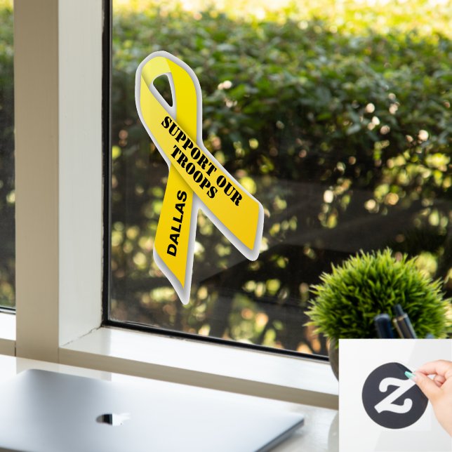 Support Our Troops Yellow Ribbon (Office)