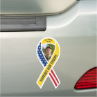 Support Our Troops Yellow Ribbon Flag Custom Photo