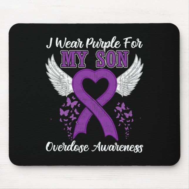Support Overdose Awareness Month Costume Son Gift  Mouse Pad (Front)