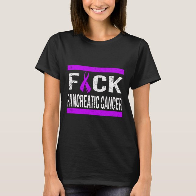 SUPPORT PANCREATIC CANCER AWARENESS T SHIRT (Front)