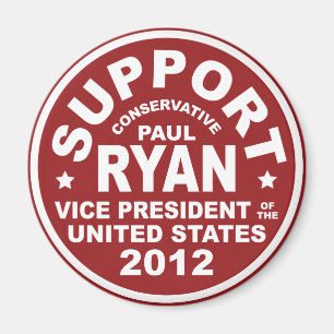 Support Paul Ryan Vice President Seal Magnet