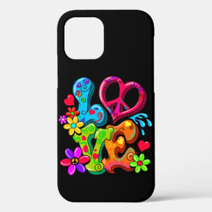 Support Peace Sign Anti-War Hippy Love Case-Mate i iPhone 12 Pro Case