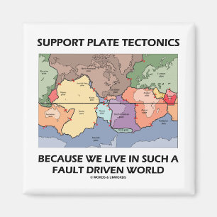 Support Plate Tectonics Because We Live In A Fault Magnet