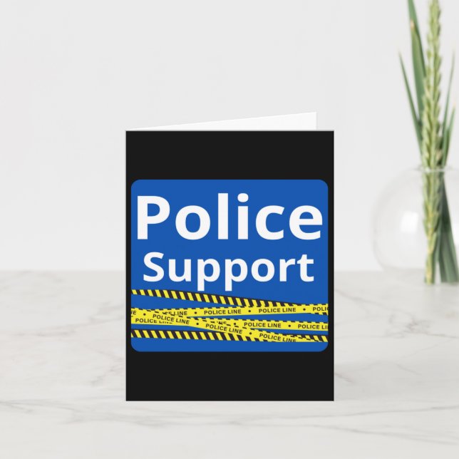 Support Police  Card (Front)