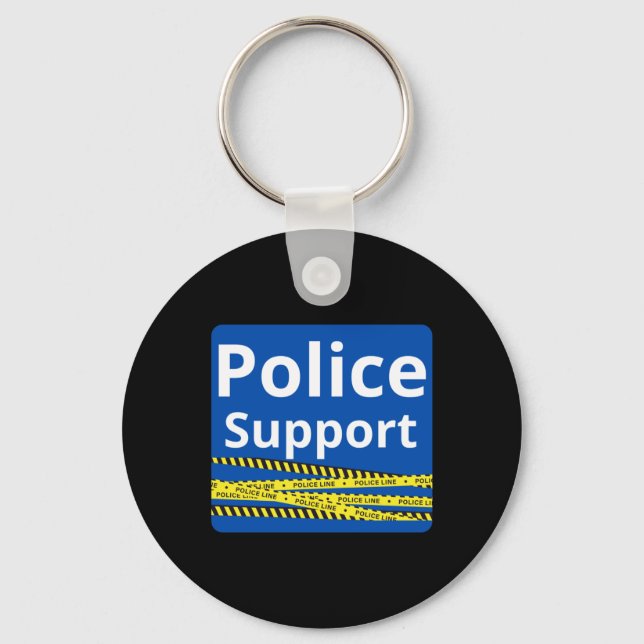 Support Police  Key Ring (Front)