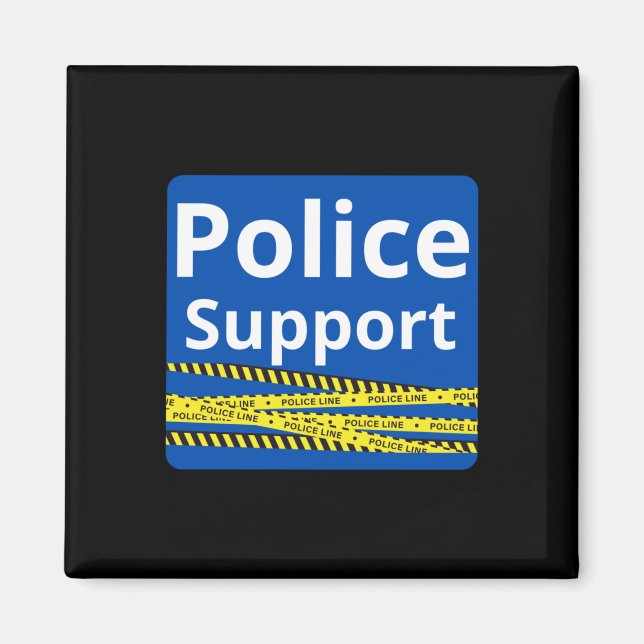Support Police  Magnet (Front)
