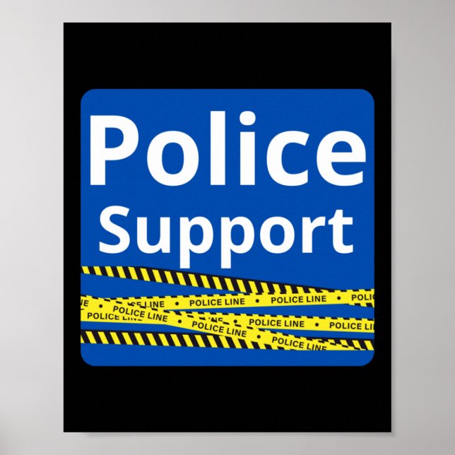 Support Police  Poster (Front)