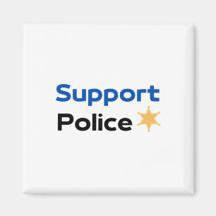 Support Police Sticker1  Magnet