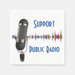 Support Public Radio Napkin