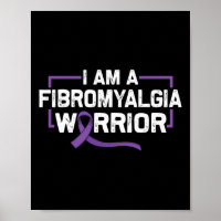 Support Purple Ribbon Warrior Of Fibromyalgia Awar