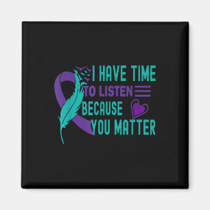 Support Raising Suicide Prevention Awareness Magnet