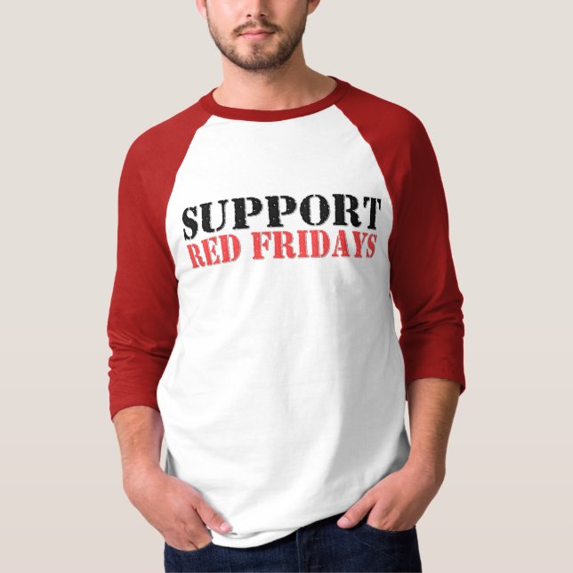 Support Red Fridays T-Shirt (Front)