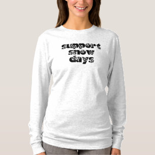 support snow days long sleeved shirt