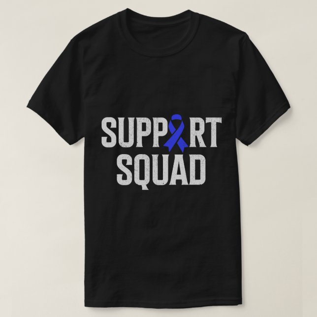 Support Squad ALS Warrior Fighter Support ALS Awar T-Shirt (Design Front)