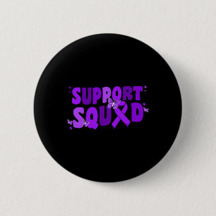 Support Squad Alzheimer Alzheimer's Awareness 6 Cm Round Badge