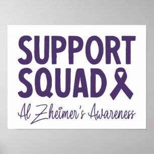 Support Squad Alzheimer's Awareness Poster