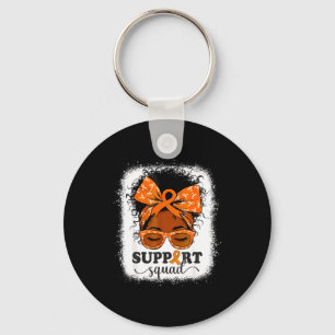 Support Squad Black Women Multiple Sclerosis Aware Key Ring