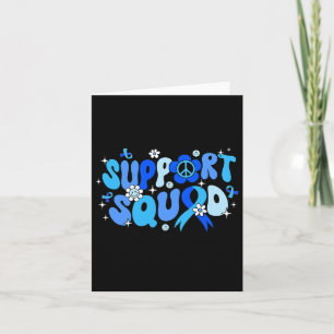 Support Squad Blue Ribbon Hydrocephalus Awareness Card