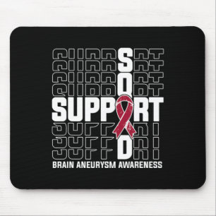 Support Squad Brain Aneurysm Awareness 1 Mouse Pad