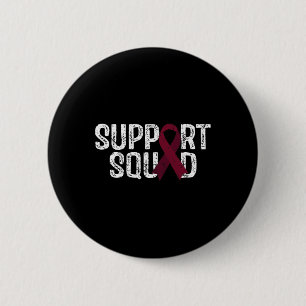 Support Squad Brain Aneurysm Awareness 6 Cm Round Badge