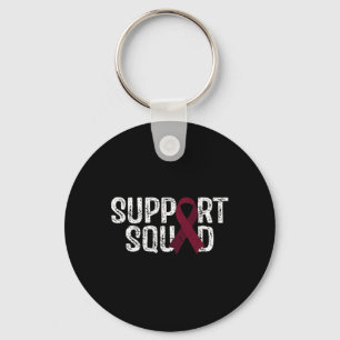 Support Squad Brain Aneurysm Awareness  Key Ring