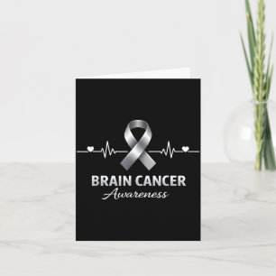 Support squad brain cancer awareness brain tumour card