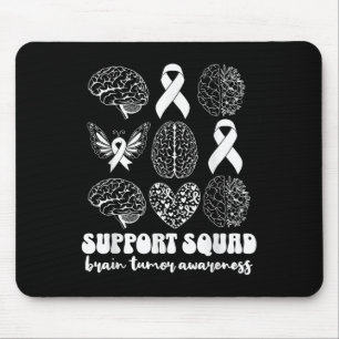 Support Squad Brain Tumour Awareness Month Go Grey Mouse Pad