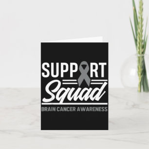 Support Squad Brain Tumour Support Brain Cancer Card