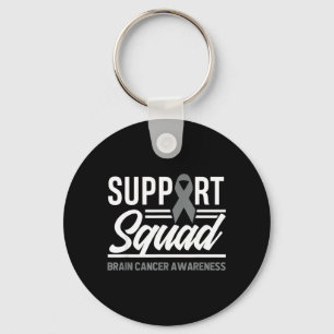 Support Squad Brain Tumour Support Brain Cancer Key Ring