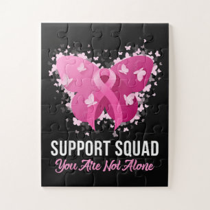 Support Squad Breast Cancer Awareness Jigsaw Puzzle