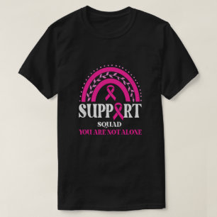 Support Squad Breast Cancer Awareness Leopard Pink T-Shirt