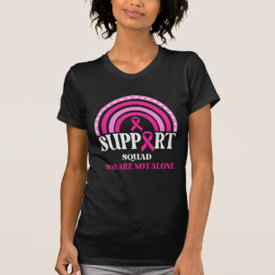 Support Squad Breast Cancer Awareness Leopard Pink T-Shirt