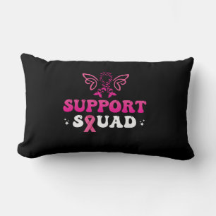 support squad breast cancer awareness lumbar cushion