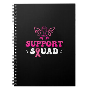 support squad breast cancer awareness notebook
