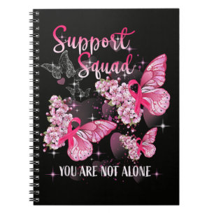 Support Squad Breast Cancer Awareness Notebook