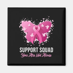 Support Squad Breast Cancer Awareness Pink Ribbon  Magnet