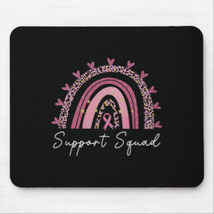 Support Squad Breast Cancer Awareness Survivor Pin Mouse Pad