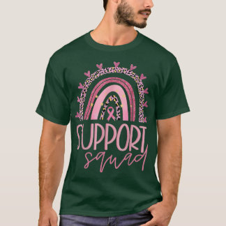 Support Squad Breast Cancer Awareness Survivor Pin T-Shirt