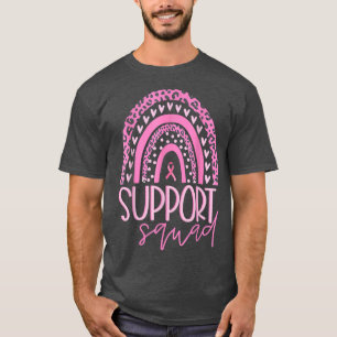 Support Squad Breast Cancer Awareness Survivor Pin T-Shirt